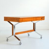 Table basse : Table d’appoint scandinave teck 1960 vintage 8