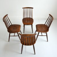 Suite de 4 chaises Fanett par Ilmari Tapiovaara 1950s