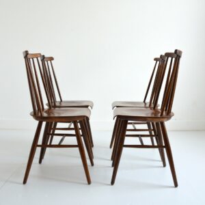 chaises Fanett par Ilmari Tapiovaara 1950 vintage 7