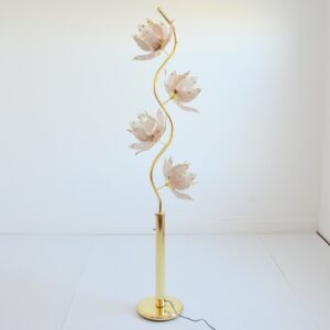 Lampadaire : Lampe de sol Lotus 1970 vintage 1