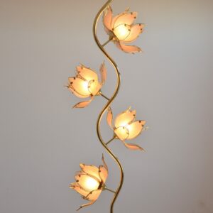 Lampadaire : Lampe de sol Lotus 1970 vintage 22