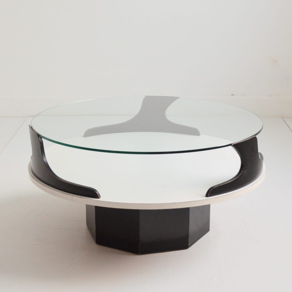 Table basse space age U.F.O vintage 1970s