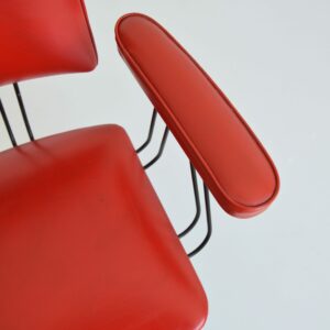 Fauteuil : chaise 1950 pieds Eiffel vintage 20