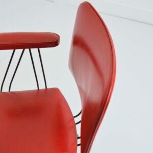 Fauteuil : chaise 1950 pieds Eiffel vintage 29