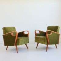 Paire de fauteuils vintage 1950s