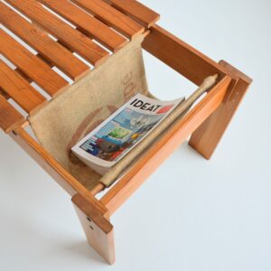 Table basse : porte revues brutaliste 1970 vintage 5