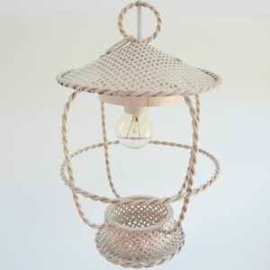 DLanterne : suspension Mathieu Mategot métal perforé design 1950 vintage 13