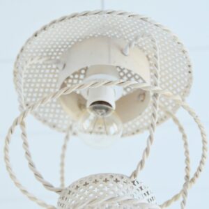 Lanterne : suspension Mathieu Mategot métal perforé design 1950 vintage 5