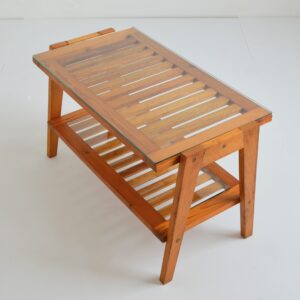 Table basse double plateau années 70 vintage 10