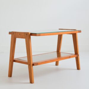 Table basse double plateau années 70 vintage 3