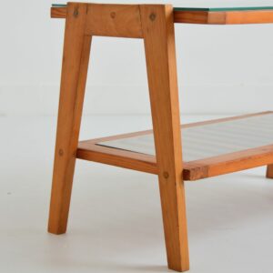 Table basse double plateau années 70 vintage 5