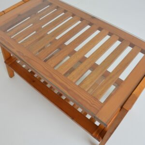 Table basse double plateau années 70 vintage 9