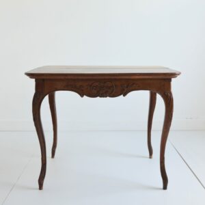 Ancienne table à manger en chêne massif 1930 vintage 11
