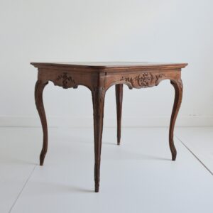 Ancienne table à manger en chêne massif 1930 vintage 24
