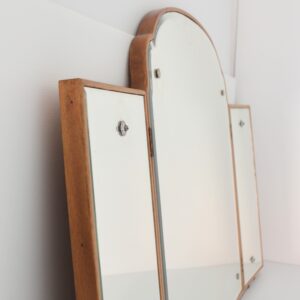 Miroir Art Déco : Miroir barbier 1930 vintage 15