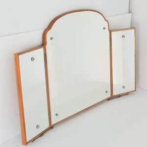 Miroir Art Déco : Miroir barbier 1930 vintage 19