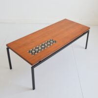Table basse moderniste 1950 vintage