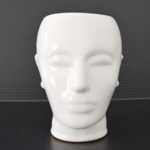 Cache pot tête céramique 1970 vintage 2