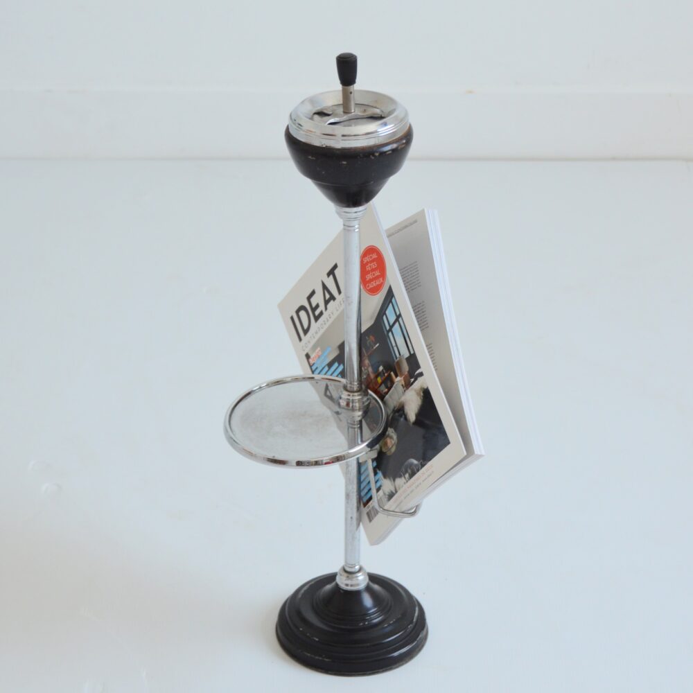 Cendrier sur pied / Porte revues 1950 vintage