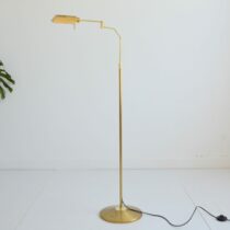 Liseuse en laiton : Lampe de sol 1970 vintage 11