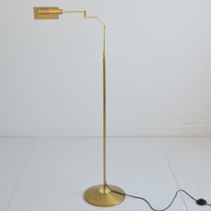 Liseuse en laiton : Lampe de sol 1970 vintage 14