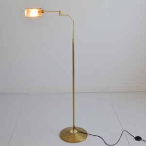 Liseuse en laiton : Lampe de sol 1970 vintage 15