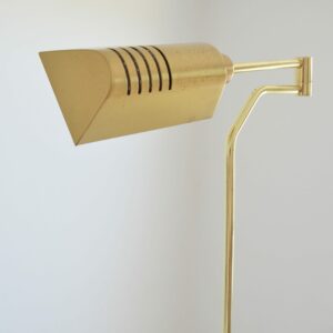 Liseuse en laiton : Lampe de sol 1970 vintage 4