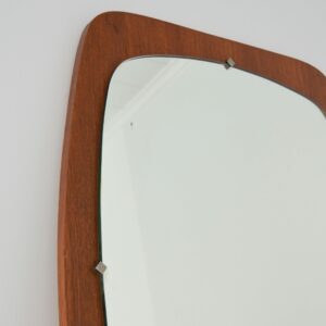 Miroir scandinave teck 1960 vintage 6