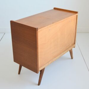 Commode bois et rotin 1960 vintage 21