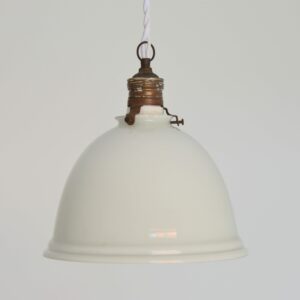 Suspension Monte et baisse Art déco opaline 1920 vintage 12