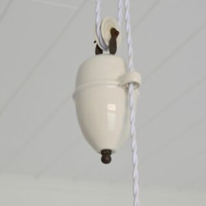 Suspension Monte et baisse Art déco opaline 1920 vintage 14