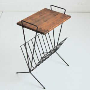 Table d’appoint : Porte revues 1960 vintage 1