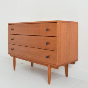Commode 3 tiroirs 1960 scandinave vintage 5