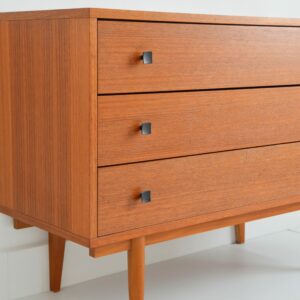 Commode 3 tiroirs 1960 scandinave vintage 8