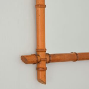 Miroir bois bambou vintage 3