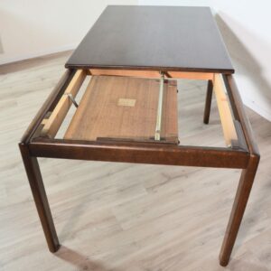 Table à manger extensible scandinave Lübke Hollande vintage 17
