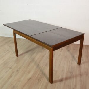 Table à manger extensible scandinave Lübke Hollande vintage 27