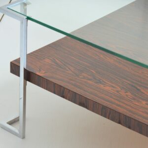 Table basse double plateau Design scandinave 1970 vintage 21