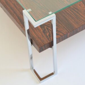 Table basse double plateau Design scandinave 1970 vintage 7