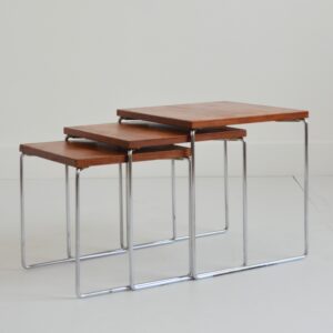 Tables gigognes scandinave 1960 vintage 14