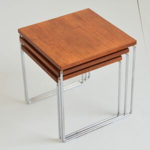 Tables gigognes scandinave 1960 vintage 16