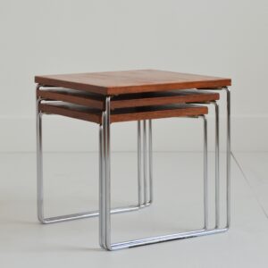 Tables gigognes scandinave 1960 vintage 17