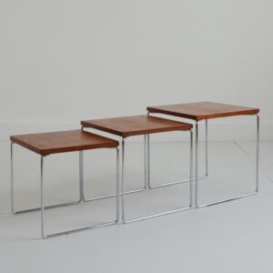 Tables gigognes scandinave 1960 vintage 3