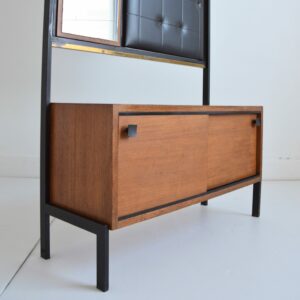 Vestiaire d’entrée scandinave teck 1960 vintage 33