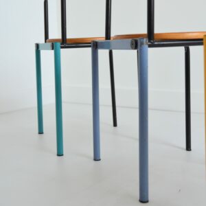 4 chaises postmodern design Menphis 80 vintage 12