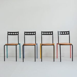 4 chaises postmodern design Menphis 80 vintage 4
