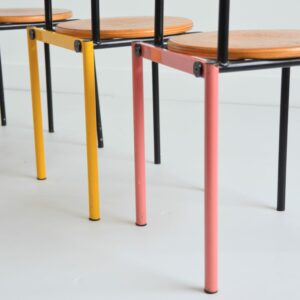 4 chaises postmodern design Menphis 80 vintage 9