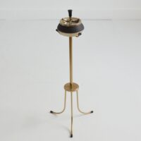 Cendrier sur pied tripode Soveno vintage 1950