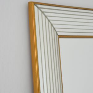 Miroir mural Deknudt Hollywood Regency Belgique 1970 vintage 14