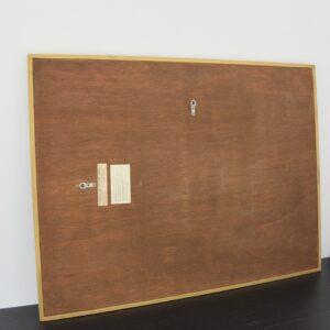 Miroir mural Deknudt Hollywood Regency Belgique 1970 vintage 24